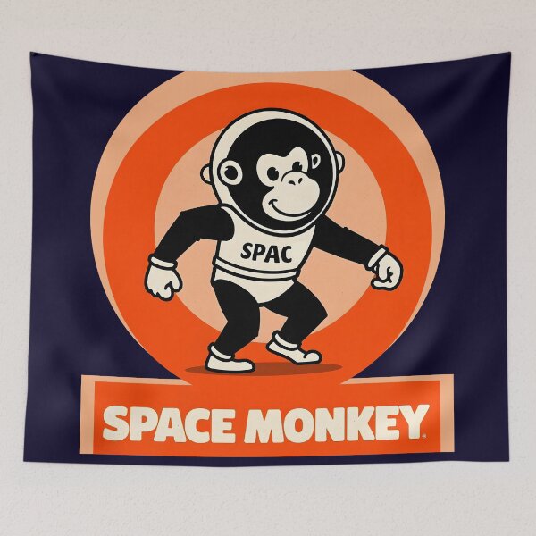 Item preview, space monkey designed and sold by aliraweb.