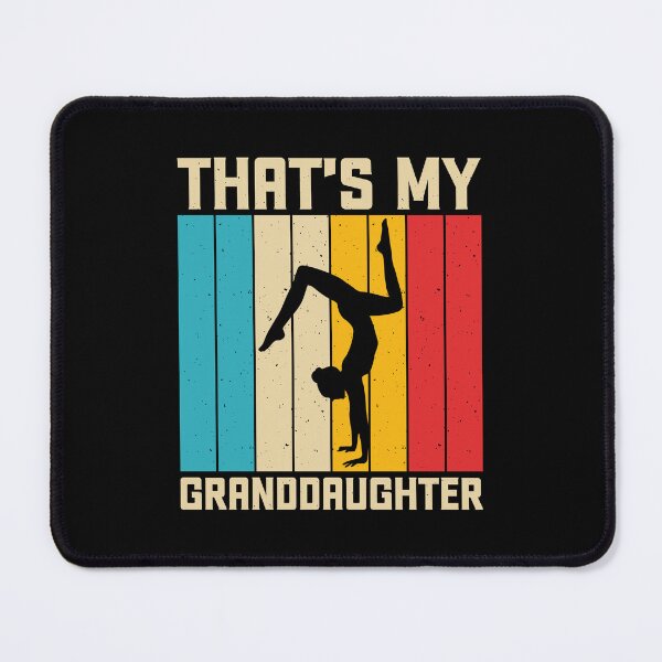 Item preview, Granddaughter Gymnast Retro Art Gymnastics Sport Design designed and sold by Back2Collage.