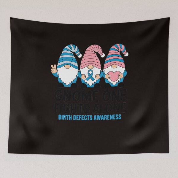 Item preview, Gnome One Fights Alone Awareness Birth Defects designed and sold by MAKOPOKOShop.