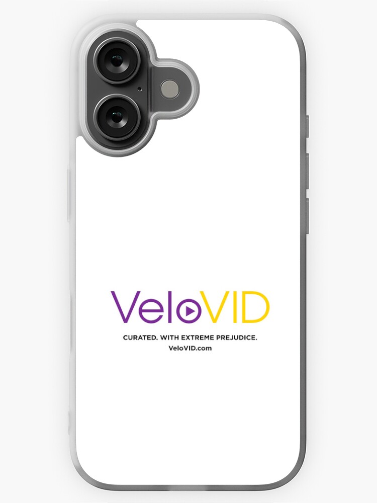 Thumbnail 1 of 5, iPhone Case, VeloVID. Curated. With extreme prejudice. designed and sold by HalfSerious.