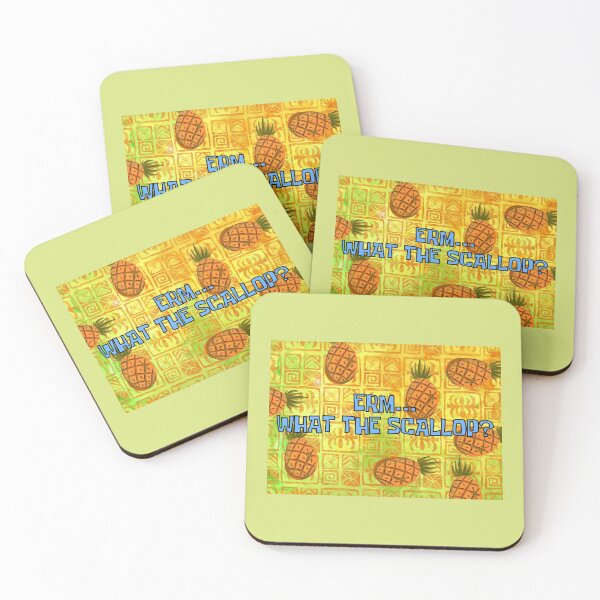 Item preview, What The Scallop Meme Cartoon Sponge designed and sold by emmae11.