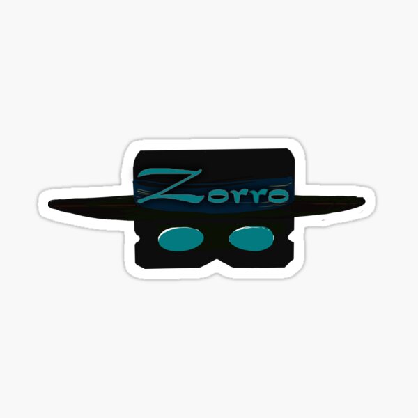 Vista previa del artículo con la obra «Sombrero y máscara estilizados del Zorro», diseñado y vendido por empressbat merch.