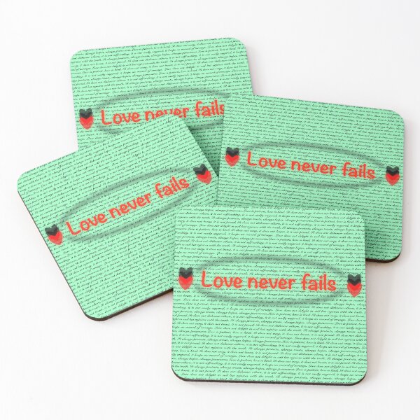 Item preview, Love Never Fails Design designed and sold by Alexis Designs.
