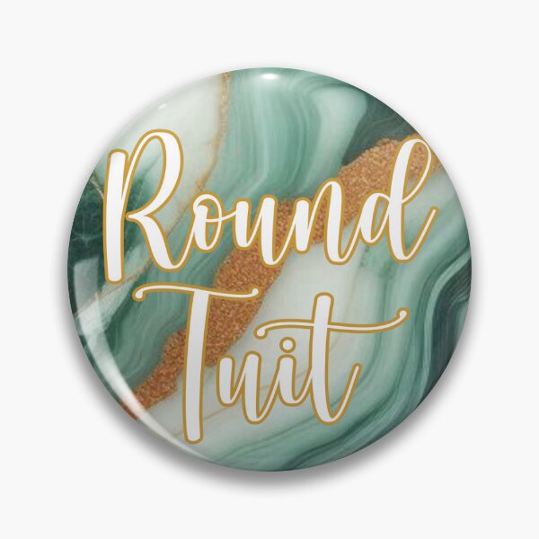 Item preview, Emerald Green White Gold Marble Round Tuit - Get A Round Tuit designed and sold by imajine.