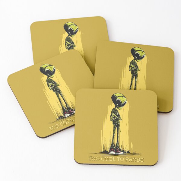 Item preview, Too Cool To Probe – Retro Chill Alien Design designed and sold by SteadyRolling.