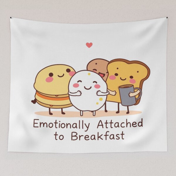 Item preview, Emotionally attached to breakfast designed and sold by RedVelvetUtd.
