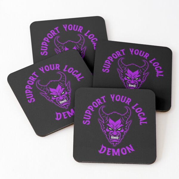 Item preview, SUPPORT YOUR LOCAL DEMON 1 (P) designed and sold by Garden Of Nightmares.
