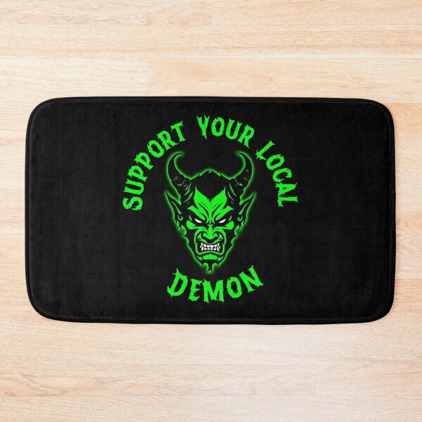 Item preview, SUPPORT YOUR LOCAL DEMON (G) designed and sold by Garden Of Nightmares.