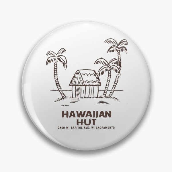Item preview, Vintage Hawaiian Hut - Sacremento, California designed and sold by QuayTradingCo.