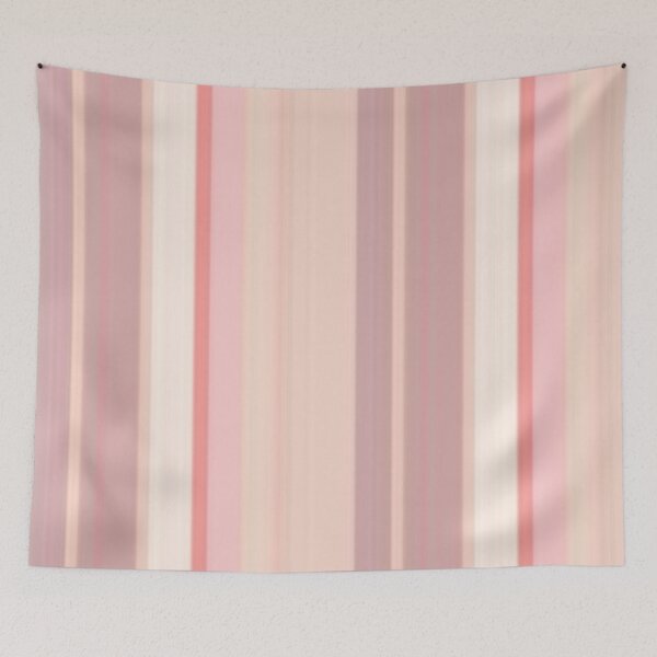 Item preview, Pale pink stripes thin and wide pattern designed and sold by zanydoodles.