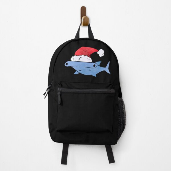 Item preview, Hammerhead Shark Wearing a Santa Hat designed and sold by ManonDeLArt.