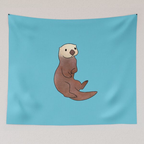 Item preview, Cute Sea Otter designed and sold by ManonDeLArt.