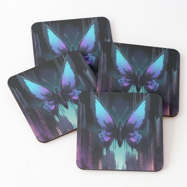 Item preview, Metamorphosis in Neon: The Butterfly Awakens designed and sold by AbstractAnom.