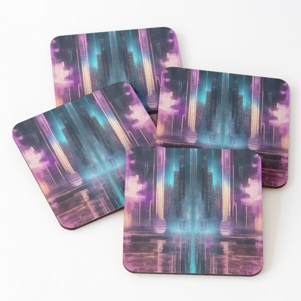 Item preview, Echoes of Neon: The Symmetry of Tomorrow designed and sold by AbstractAnom.