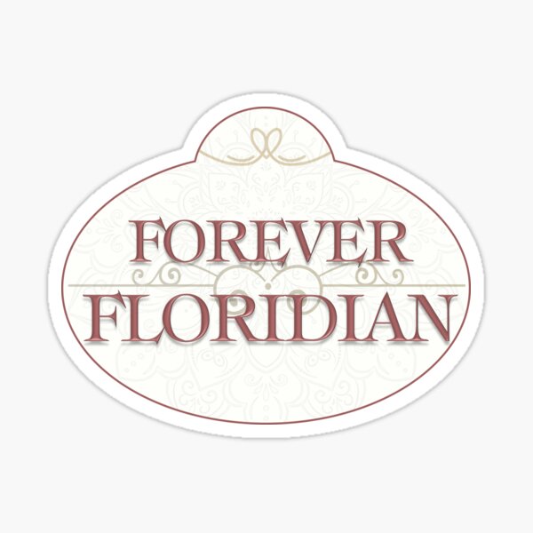 Artikel-Vorschau von Forever Floridian – Elegantes Resortcore-Namensschild-Design, designt und verkauft von The Cast Closet.