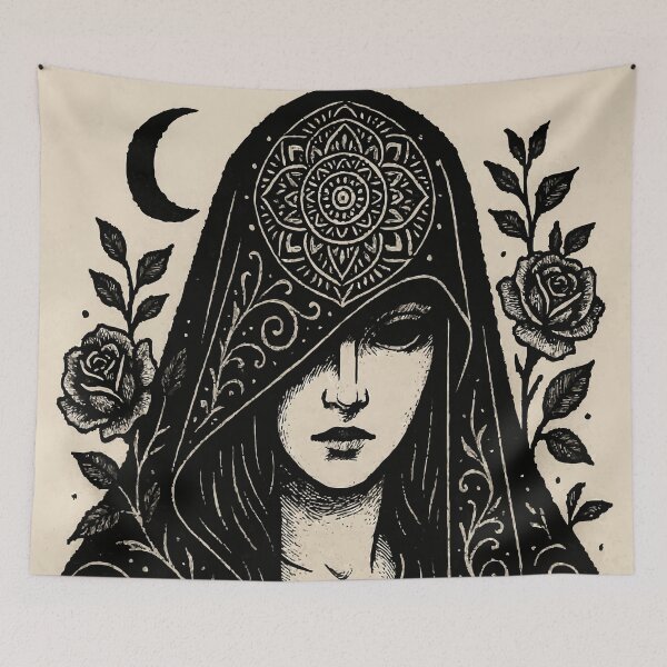 Item preview, The Oracle Within: Eyes of the Veiled Seer designed and sold by AbstractAnom.