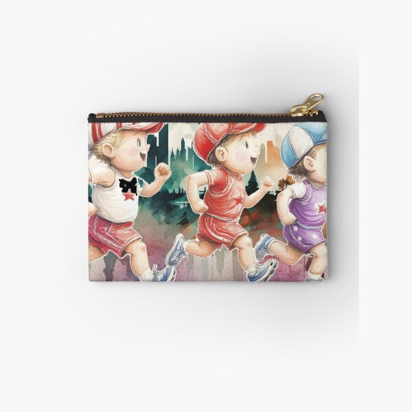 Item preview, Happy Boys Running Together in Bright City designed and sold by ChenEngEng.