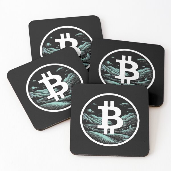Item preview, Bitcoin Grid Modern Minimal Blockchain designed and sold by RadDeck.