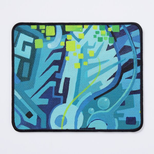 Item preview, Held Gently in Blue - Abstract Acrylic Canvas Painting designed and sold by jeffjag.