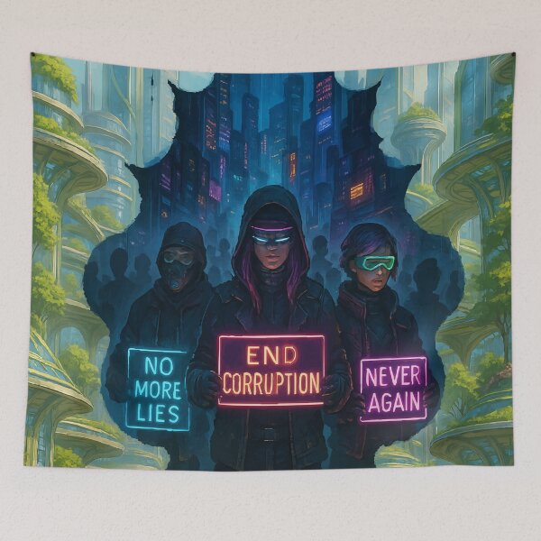 Item preview, Uprising in Utopia: Voices That Won’t Be Silenced designed and sold by AbstractAnom.