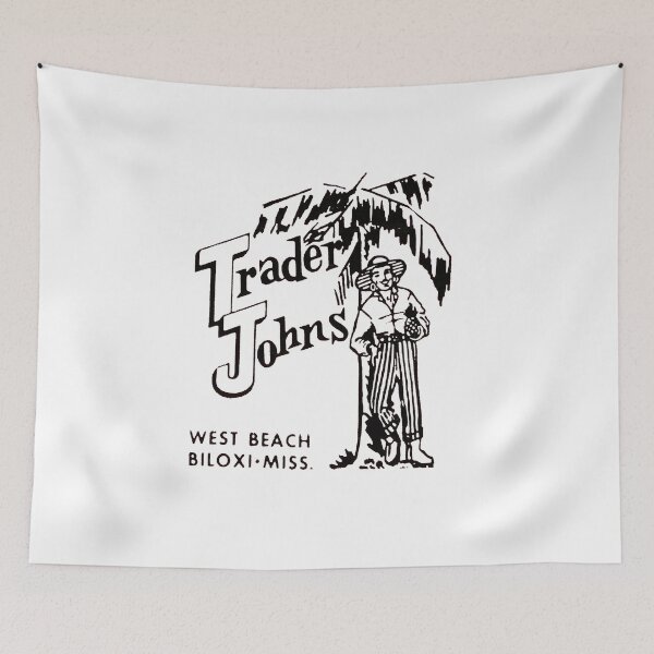 Item preview, Vintage Trader Johns - Biloxi, Mississippi designed and sold by QuayTradingCo.