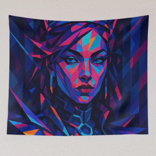 Item preview, Neon Sovereign: Queen of the Cyber Realms designed and sold by AbstractAnom.