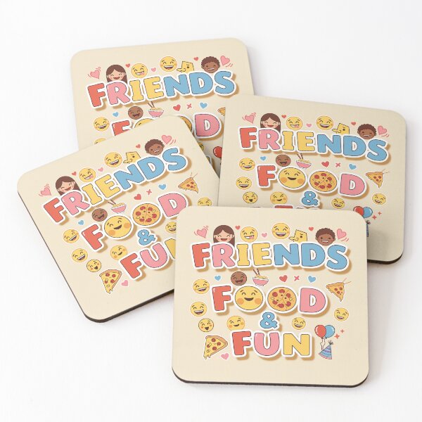Item preview, Friends, Food & Fun designed and sold by Collision19.