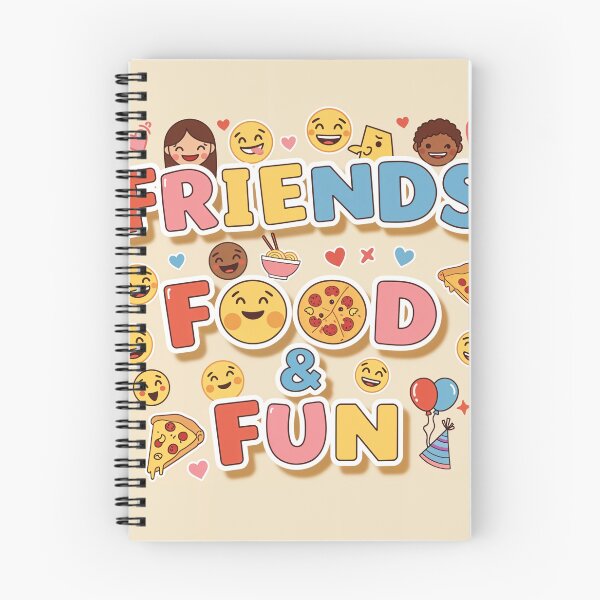 Item preview, Friends, Food & Fun designed and sold by Collision19.