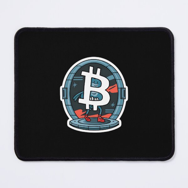Item preview, Bitcoin Outline Sharp Silhouette Statement designed and sold by RadDeck.