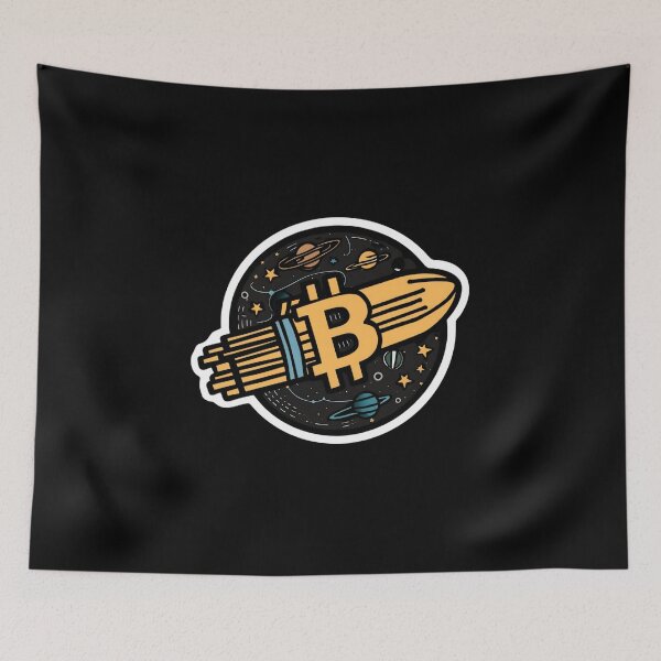 Item preview, Bitcoin Field Minimal Grid Aesthetic designed and sold by RadDeck.