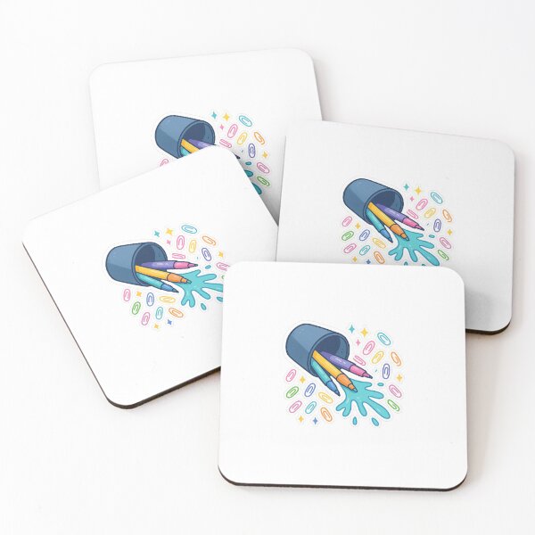 Item preview, Spilled Pens & Paperclips Puddle designed and sold by SnugBugz.