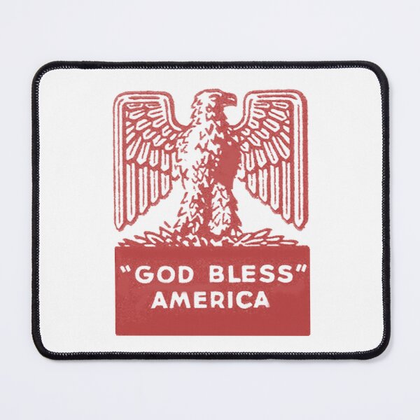 Item preview, Vintage God Bless America Eagle designed and sold by QuayTradingCo.
