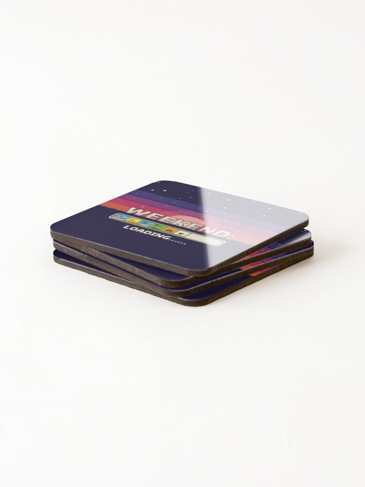 Thumbnail 4 of 5, Coasters (Set of 4), Weekend: Loading—Weekend Lovers Design  designed and sold by Collision19.