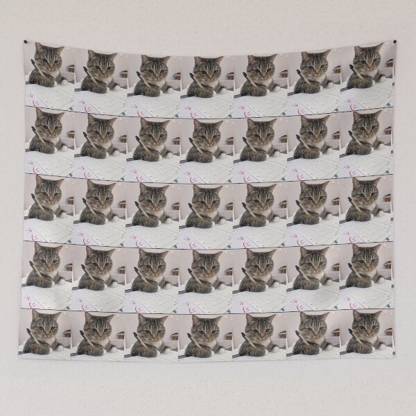 Item preview, Professor cat grading work designed and sold by roboticbeats47.