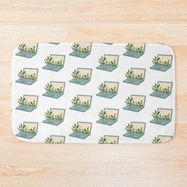 Item preview, Laptop with Plants Growing from the Keys designed and sold by SnugBugz.