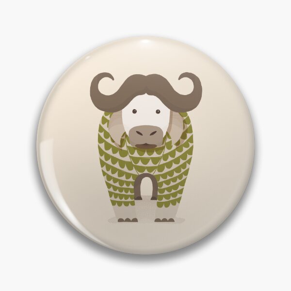 Item preview, Whimsical Cape Buffalo designed and sold by printedsparrow.