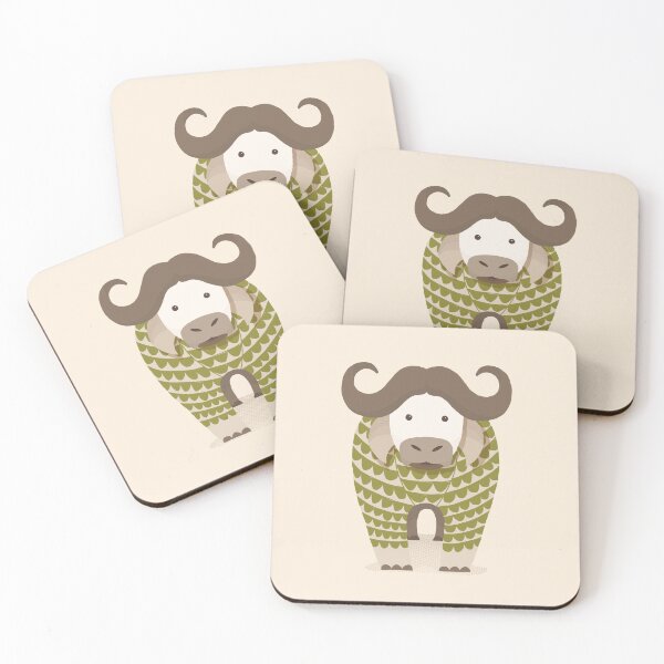 Item preview, Whimsical Cape Buffalo designed and sold by printedsparrow.