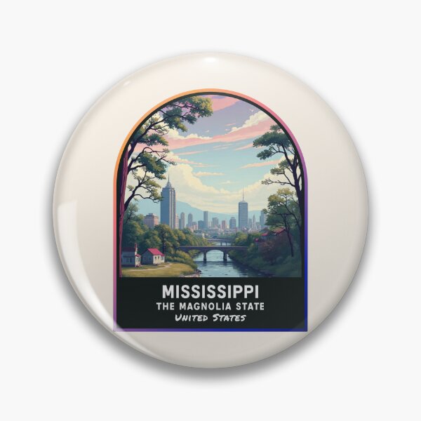 Artikelvorschau, Mississippi (MS), Bundesstaat der Vereinigten Staaten von Amerika entworfen und verkauft von PinkandP.