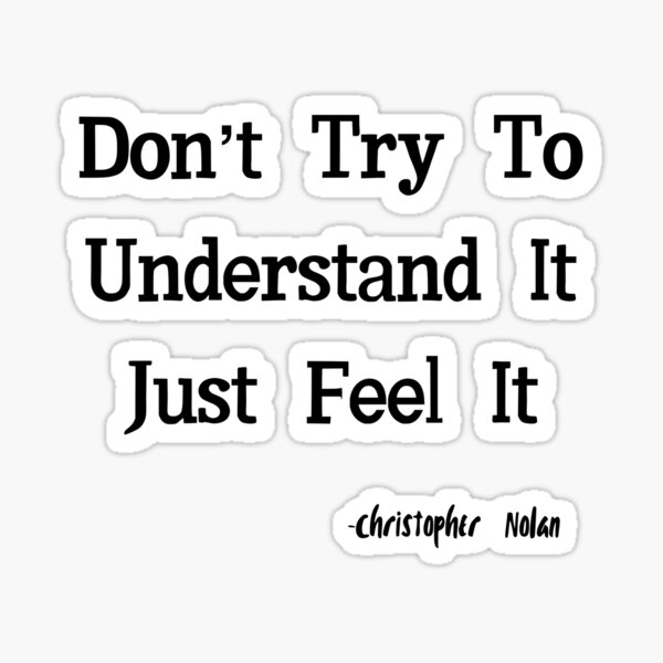 Item preview, A quote from Christopher Nolan designed and sold by hillary marek.