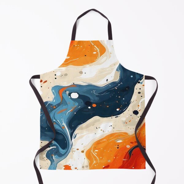 Item preview, Abstract Orange and Blue Fluid Art designed and sold by MOBI-CASE.