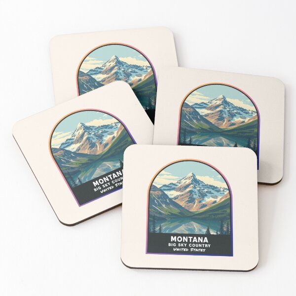 Item preview, Montana (MT), State of the United States of America designed and sold by PinkandP.