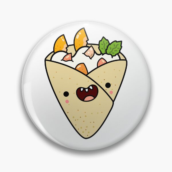 Item preview, Kawaii Peaches and Cream Crepe designed and sold by kawaiilife.