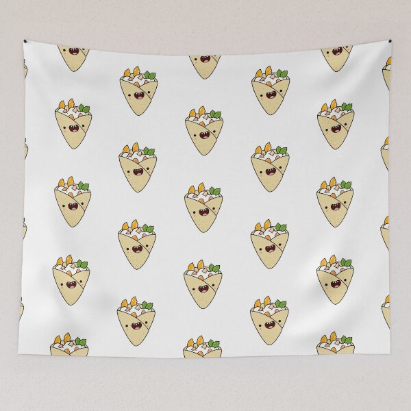 Item preview, Kawaii Peaches and Cream Crepe designed and sold by kawaiilife.