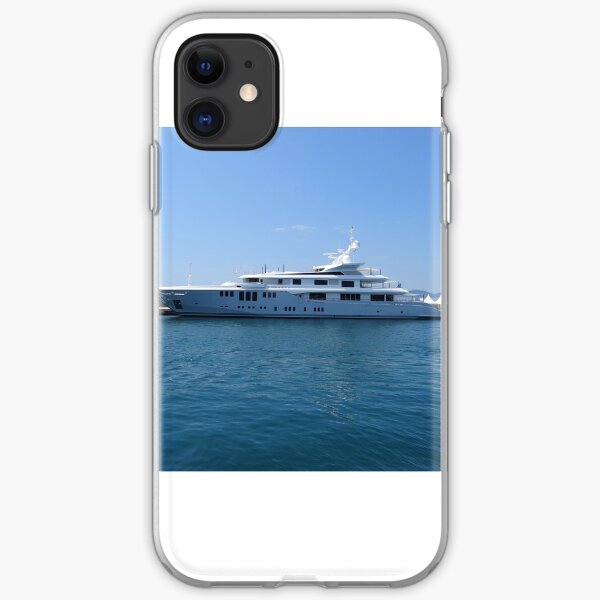 Cannes Luxury Yacht tranquil Mediterranean retreat iPhone Soft Case