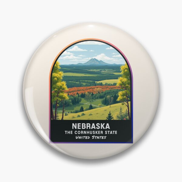 Item preview, Nebraska (NE), State of the United States of America designed and sold by PinkandP.