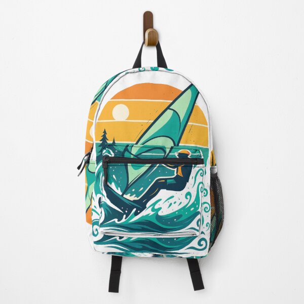 Item preview, windsurfing. wind boarding Fly free, big waves designed and sold by Visions of the Magpie.
