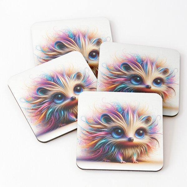 Item preview, Fluff Explosion Hedgehog – Big Eyes, Big Personality designed and sold by Visions of the Magpie.