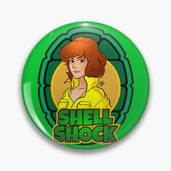 Item preview, APRIL SHELL CARTOON VINTAGE RETRO 90S D1 designed and sold by CuPensky.