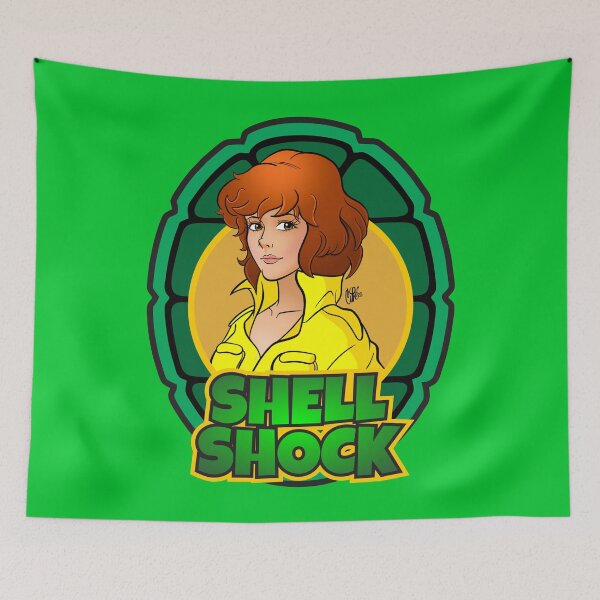 Item preview, APRIL SHELL CARTOON VINTAGE RETRO 90S D1 designed and sold by CuPensky.