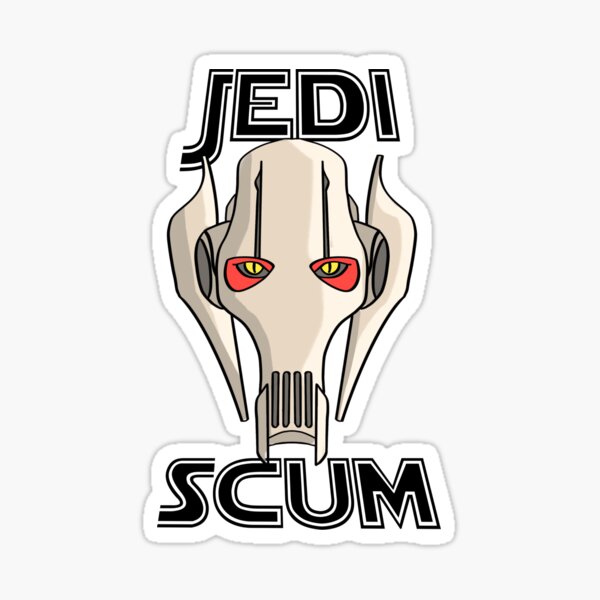 Vista previa del artículo con la obra «Escoria Jedi», diseñado y vendido por 2609designs.